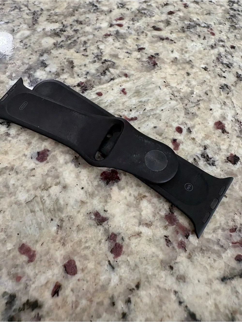Apple Watch black sport band Small/Medium 38mm GUC Small scratch
